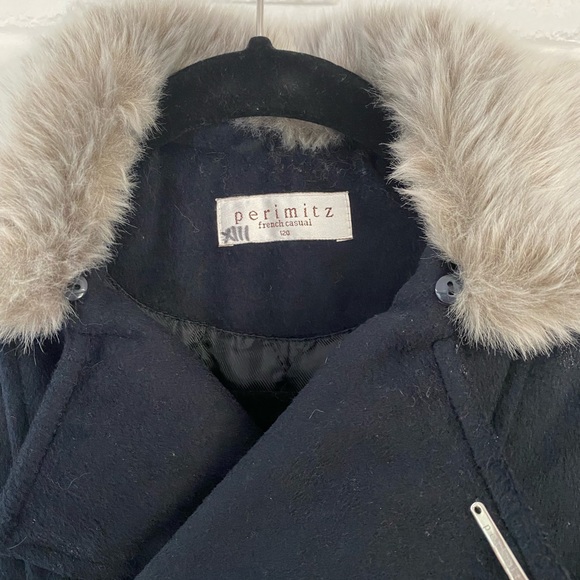 Kids Perimitz coat with removable faux fur collar - Picture 4 of 5